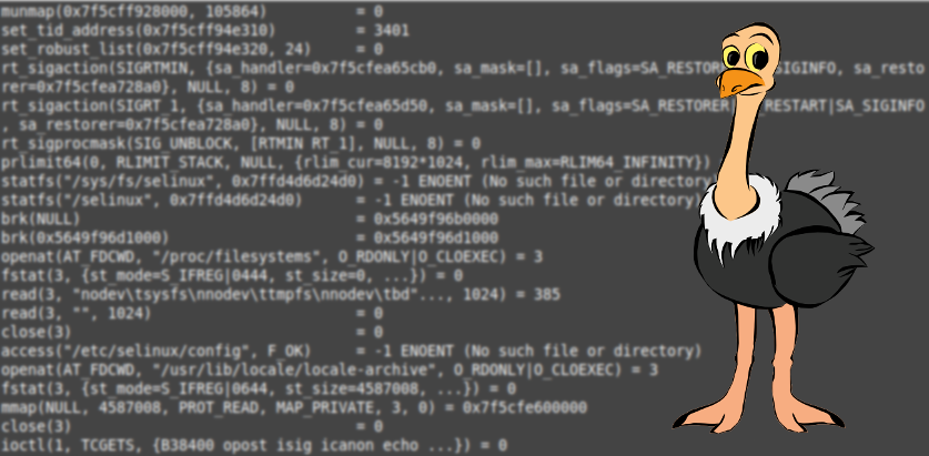 Lessons in debugging: observe how programs interact with the Linux kernel with STRACE